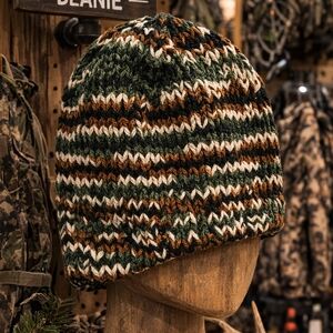 Handmade Camo Knit Beanie